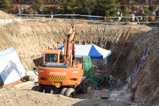 고읍땅굴발굴현장 방문 의 사진