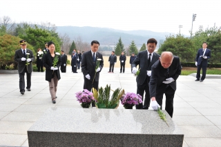 재향군인회 천안함4주기 추모 의 사진