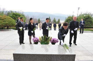 재향군인회 천안함4주기 추모 의 사진