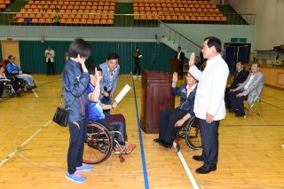 양주시장배 장애인 체육대회 의 사진